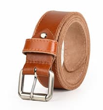 Image of 100% Genuine Pure Thick Leather High Quality Men Leather Belts 1.5 Belt Buckle