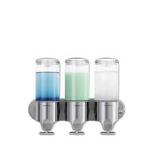 Image of Simple Human triple wall mount pumps