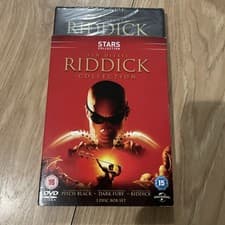 Image of Riddick Collection DVD with Rare Slipcase Vin Diesel