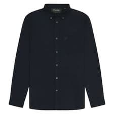 Image of Lyle and Scott Shirt - Mens Lyle & Scott Tonal Plain Oxford Shirt - LW2112TON