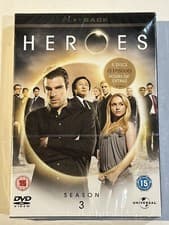Image of HEROES THE COMPLETE SERIES 3 SEASON THREE THIRD DVD BOXSET NEW & SEALED