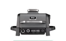 Image of Ninja Woodfire Electric BBQ Grill & Smoker OG701UK, 60cm, Grill Plate, Crisper …