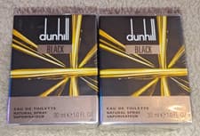 Image of Dunhill Black Eau de Toilette Spray 30ml Mens Fragrance X 2 NEW BOXED