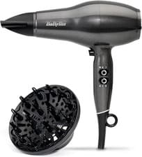 Image of Babyliss Platinum Diamond Hair Dryer & Diffuser - Professional 2300W Blow Dryer