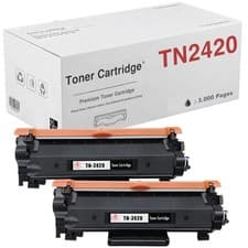 Image of 2 PACK TN2420 TONER FIT FOR BROTHER MFC-L2710DW HL-L2350DW DCP-L2510D HL-L2310D