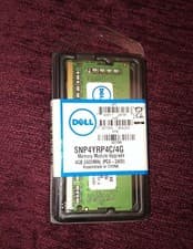 Image of Dell 4GB RAM Module SODIMM 260-pin PC4 2400 MHz DDR4 SDRAM Non-ECC -SNP4YRP4C/4G