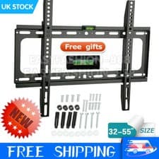 Image of Universal TV Wall Bracket Mount Slim for LCD LED Plasma Monitor 32 - 55" Inch UK