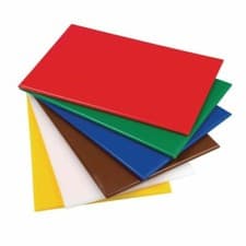Image of Commercial Kitchen Chopping Board Colour Coded Hygiene Catering Food Cutting Set