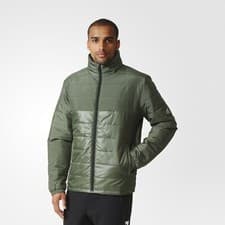 Image of Adidas BC Padded Jacket Green/Olive Men's