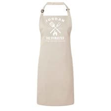Image of Personalised Men's Apron BBQ Apron, BBQ King, Queen Barbecue Grill, Ladies Apron