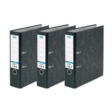Image of Elba A4 Lever Arch Files, Black Cloud Effect, 3 pack, with Effect