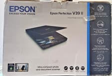 Image of Epson Perfection V39 II Photo and Document Scanner - Black