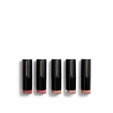 Image of Revolution Pro Lipstick Collection 5pk Blushed Nudes 5 count (Pack of 1), Nude