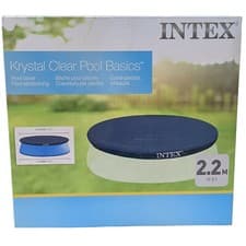 Image of INTEX 8ft Easy Set Round Pool Debris Cover Swimming Paddling #28020
