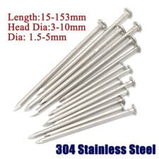 Image of 304 Stainless Steel Masonry Nails Countersunk head nails Flat Head Concrete Tack