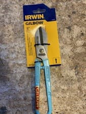 Image of Metal G245/8 Gilbow General Purpose Straight Tin Snips 8 Inch / 200mm - IRWIN