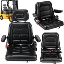 Image of Universal Adjustable Suspension Seat Tractor Dumper Forklift Mower Plant Digger