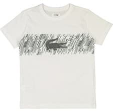 Image of LACOSTE SPORT BOYS WHITE CROCODILE T-SHIRT AGE 8 BRAND NEW WITH TAGS RRP £40