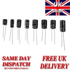 Image of Radial Aluminium Electrolytic Capacitor 6.3V-250V 0.1uF-22000uF - High Quality