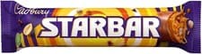 Image of Cadbury Starbar Chocolate, Milk Chocolate with Caramel & Peanut Pack of 32, 49g