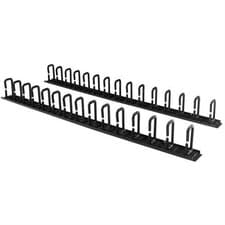 Image of StarTech Vertical Cable Organizer with D-Ring Hooks - 0U - 6 ft.