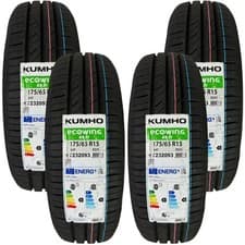 Image of X4 175/65R15 84T KUMHO ECOWING ES31 FOUR NEW 175 65 15 TYRES | C RATINGS