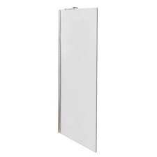 Image of Shower Screen Panel Glass Walk in Shower 8mm Wet Room Metal Bracing Bar 700mm