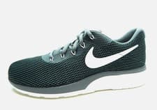 Image of NIKE TANJUN COOL GREY SAIL BLACK WOMEN SHOES SIZE 11