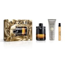 Image of Azzaro The Most Wanted Parfum 100ml Spray 3 Pcs Gift Set NEW