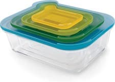 Image of Joseph Joseph Nest Set of 4 Airtight Glass Boxes