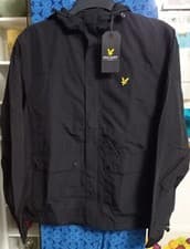 Image of Lyle & Scott Black Hooded Pocket Jacket (Multiple Sizes Available)