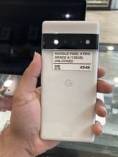 Image of Google Pixel 6 Pro 128GB Unlocked Smartphone Cloud White