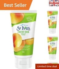 Image of Invigorating Apricot Facial Scrub Pack of 3 - Smooth Radiant Skin, 150ml Each