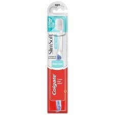 Image of Colgate Slim Soft Deep Clean Toothbrush 3X Better Plaque Removal - BLUE