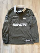 Image of Jordan Essentials Men's Long-Sleeve Rugby Top Men Medium Green Size S HF9323-325