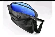 Image of New Monolith Blue Line Laptop Tablet Case Black Bag 15.6'' Office Executive