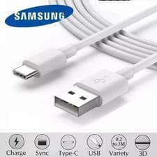 Image of Genuine Samsung Type C USB Fast Charging Data Sync Cable Lead