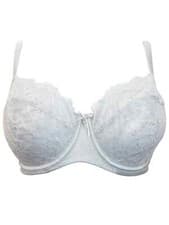 Image of Boux Avenue Silver Elsie Lace Full Cup Underwired Support Bra BRAND NEW
