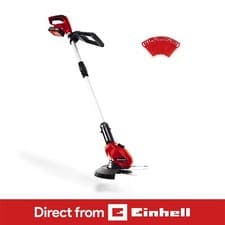 Image of Einhell Cordless Strimmer 24cm With Battery And Charger 20x Blades GE-CT 18 PXC