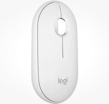 Image of Logitech Pebble Mouse 2 M350s Slim Bluetooth Wireless Mouse/Portable/White/ New