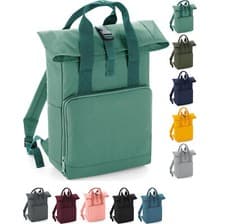 Image of BagBase Twin Handle Roll Top Backpack Bag