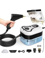 Image of Steam Cleaners 1.2L 2500W 3.5 Bar Portable Steam Cleaner Handheld,6 Speed Adjust