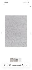 Image of Gorgeous silver Rug Brand New 160 X 230 Cms