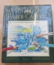 Image of Faber-Castell Albrecht Dürer Watercolour Pencils - 36 Studio Box New & Sealed.