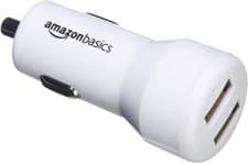 Image of 4.8 Amp/24W Dual USB Car Charger for Apple & Android Devices 2-Port, White Qty 1
