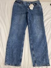 Image of Mango Woman’s MOM High Waist Ankle Length Jeans UK16 EU44.