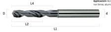 Image of MID220 5xD Solid Carbide High Performance Drills for CNC Standard sizes