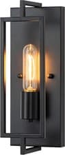 Image of FTL Wall Lights Industrial with E27 Socket, Matte Black Wall Lights Indoor, Wal