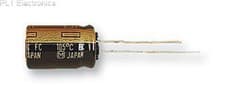 Image of PANASONIC - EEUFC1E470 - CAPACITOR, RADIAL, 25V, 47UF