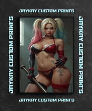 Image of Sexy Harley Quinn Joker Batman DC Universe Comics Poster Print - No Frame